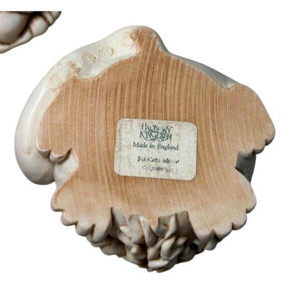 Harmony Kingdom Fat Cats Meow Trinket Box Figurine Mouse Inside - Picture 8 of 9